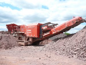 Rock Crusher onsite